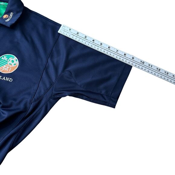 Umbro 2001 2002 Ireland National Football Team Jersey Men’s Medium Blue Soccer - Picture 10 of 12